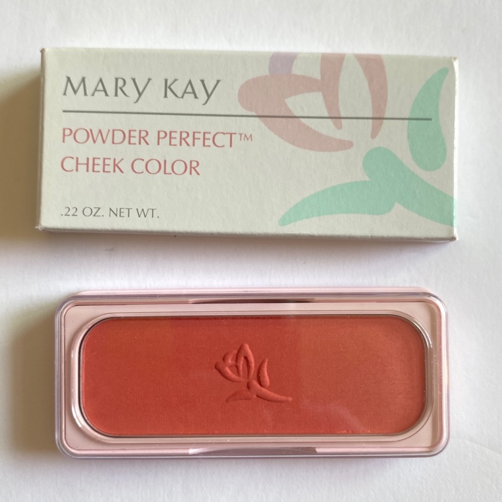 Mary Kay Powder Perfect Cheek Color Coral 5294 .22oz NOS Blush VTG Discontinued